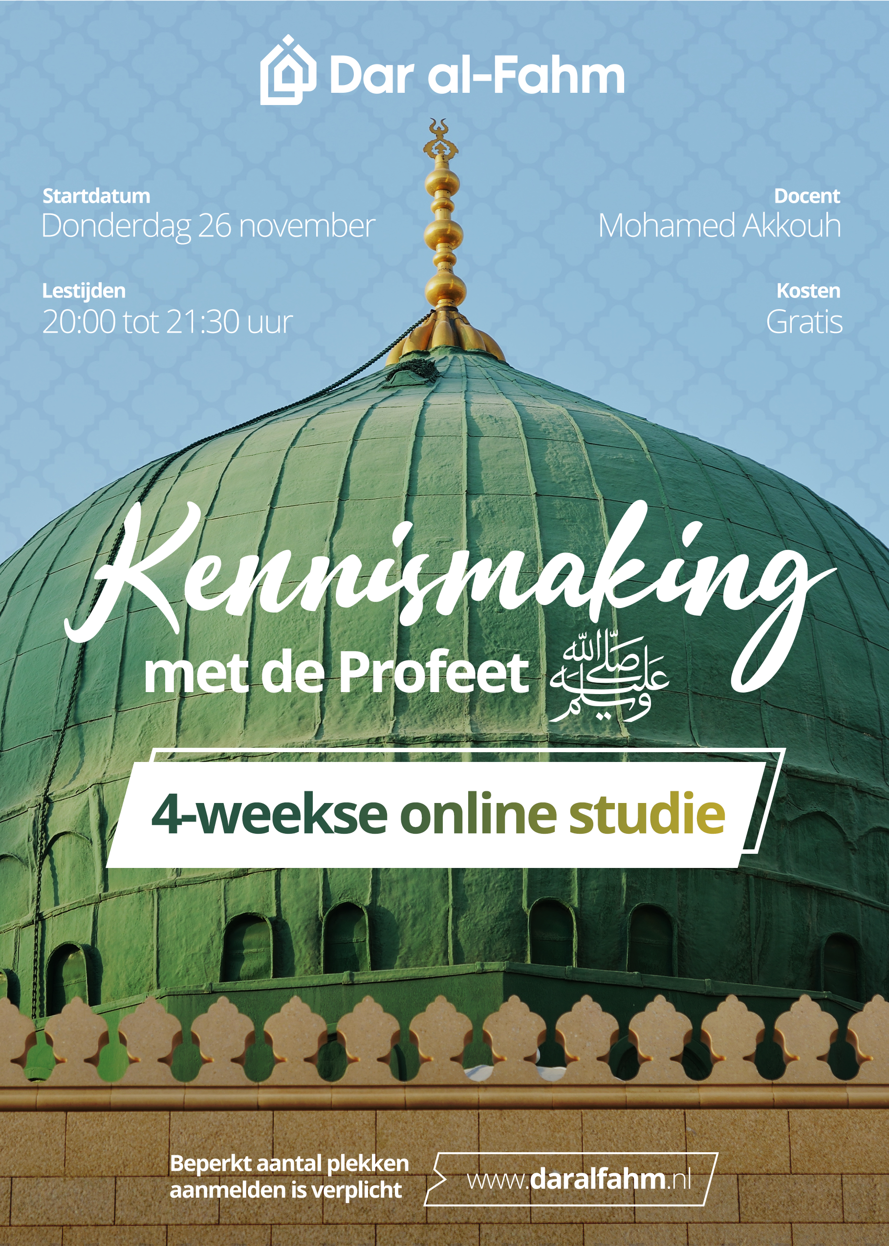 Flyer kennismaking met de profeet